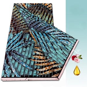 Tissu <span class=keywords><strong>pagne</strong></span> original 100% coton, motif pailleté Grand Gold <span class=keywords><strong>Wax</strong></span>, tissu africain pour vêtements - Product Image 1