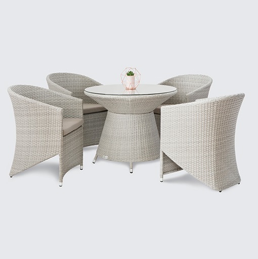 Обеденная Мебель из ротанга, набор уличных обеденных столов, садовый Плетеный обеденный набор для разговора