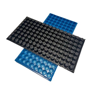 Barquettes <span class=keywords><strong>de</strong></span> <span class=keywords><strong>semis</strong></span> en plastique épaissies <span class=keywords><strong>de</strong></span> couleur bleue résistantes aux hautes températures, 128 cellules rondes, pour le marché philippin - Product Image 6