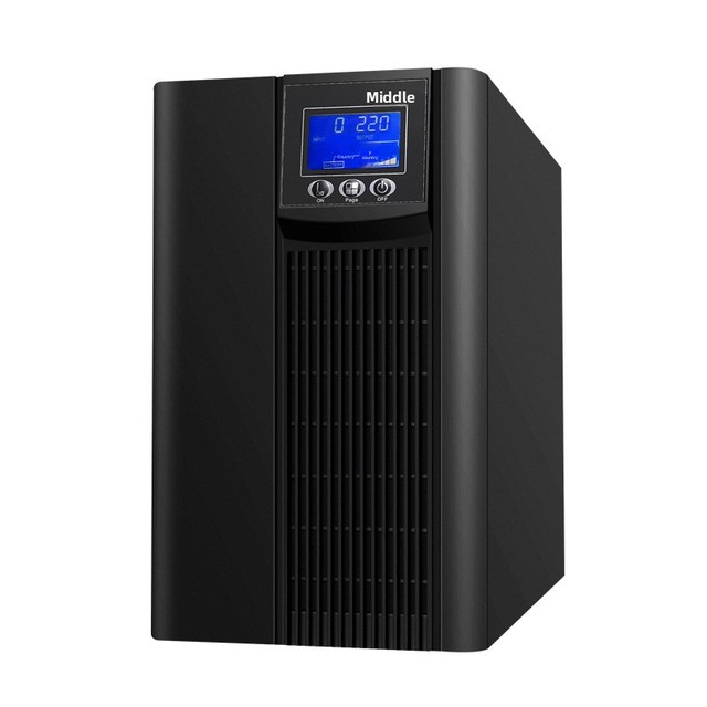 800W Line Interactive UPS 1KVA Simulated Sine Wave 50/60Hz Overvoltage Protection Single Output Uninterruptible Power Supply for