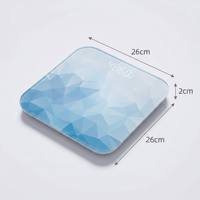 Báscula Digital de Baño con Plataforma de Vidrio, Báscula Personal con Pantalla LED Clara para el Hogar, Fitness y Bienestar