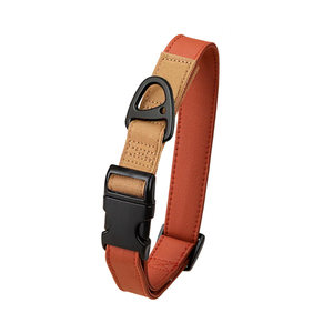 Tùy chỉnh Deluxe PU nối Pet Dog cổ áo Dây Xích Thiết kế tươi PU Vải nối không thấm nước và dễ dàng để làm sạch - Product Image 4