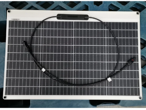 Paneles <span class=keywords><strong>Solares</strong></span> Portátiles de Película Delgada de 60W, Media Celda, Color Negro Claro, 9bb, Alta Eficiencia, <span class=keywords><strong>para</strong></span> <span class=keywords><strong>Caravanas</strong></span>, con Placa Trasera de PE - Product Image 5