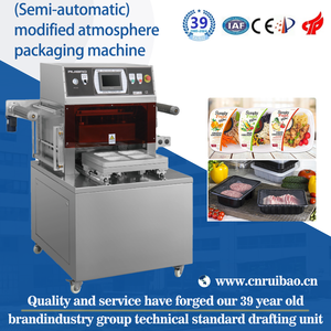 Machine automatique de scellage de plateaux MAP remplissage d'azote machine à emballer de plateaux sous vide pour viande machine de scellage de plateaux à atmosphère modifiée pour repas - Product Image 3