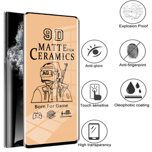 Protettore per schermo curvo in <span class=keywords><strong>ceramica</strong></span> opaca 9D HD per Samsung Galaxy Note20 Ultra 10 9 S22 S21 S20 S10 S9 S23 ultra 9D - Product Image 3