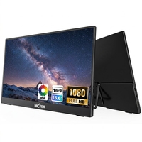 Ultradünner Leichter 15,6-Zoll Externer Monitor 1080P FHD HDR 3ms Reaktionszeit für Geschäftspräsentationen und Büroarbeit