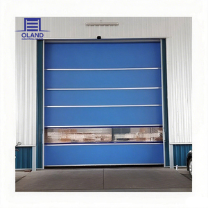 Puertas Apilables Industriales Automáticas de PVC de Alta Velocidad, Resistentes al Viento, Puerta Rápida Flexible de PVC para Montacargas - Product Image 4