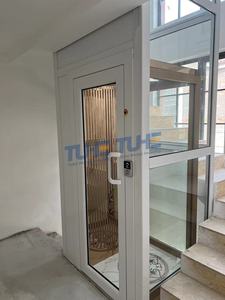 400kg Shaftless Villa Hydraulique Maison Ascenseur <span class=keywords><strong>Domestique</strong></span> 2/3/4 Étages Intérieur Extérieur Petit Ascenseur <span class=keywords><strong>Domestique</strong></span> pour 6 Personnes - Product Image 5