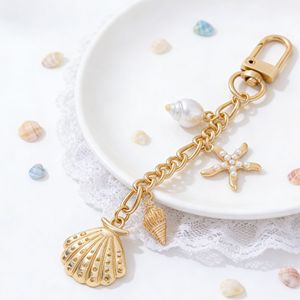 Cute Marine Life <strong>Keychain</strong> Durable Alloy Bag Pendant Decorative Charm for Keys Handbag Travel Accessories Gift for Beach Lovers - Product Image 2