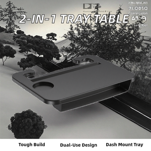 2-in-1 auto stuurwieltafel en laptopstandaard interieurkit met multifunctionele opbergruimte - Product Image 2