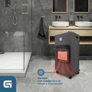 Stufa a Gas CT-HEAT42PLUS 4200W Portatile con Regolatore e Condotto per Uso Interno - Product Image 6