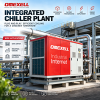 Système de climatisation centralisé intelligent clé en main, système de traitement de l'eau, unité de refroidissement préfabriquée pour les usines chimiques