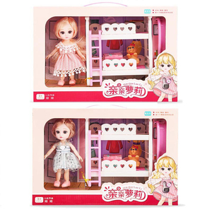 6 pulgadas móviles conjunto <span class=keywords><strong>de</strong></span> muñecas <span class=keywords><strong>de</strong></span> vinilo juguetes vestido accesorios encantadora princesa muñeca <span class=keywords><strong>de</strong></span> moda regalo decoración fingir jugar muñeca las <span class=keywords><strong>niñas</strong></span> - Product Image 1