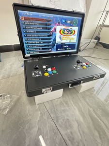 Máquina de <span class=keywords><strong>Juegos</strong></span> Arcade Portátil Recargable de 27 Pulgadas, Personalizable en Inglés, Consola de Joystick para 2 Jugadores, Gabinete Plegable para el Hogar - Product Image 5