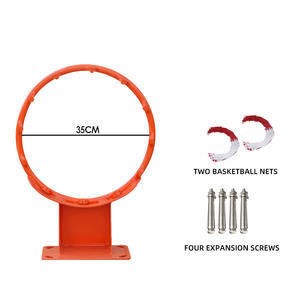 Cestini da <span class=keywords><strong>basket</strong></span> all'aperto in acciaio metallico forti canestri da <span class=keywords><strong>basket</strong></span> Standard 35 cm e 45 cm cesti da <span class=keywords><strong>basket</strong></span> arancione e nero - Product Image 3