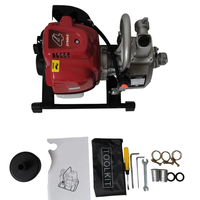 Pompa Gas Pertanian UM 140 Power 1-inci, Sistem Self-Priming, Rangka Ekonomis, Aksesoris Lengkap
