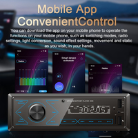 SEMAITU 1DIN Autoradio MP3-Player In-Dash-Stereo-Fernbedienung 12V USB/SD/AUX-IN Digital BT Audio FM-Sender Musik Stereo