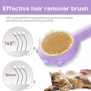 <span class=keywords><strong>Brosse</strong></span> de nettoyage pour poils d'animaux, <span class=keywords><strong>brosse</strong></span> de toilettage pour chats et chiens pour animaux à poils longs et courts - Product Image 3