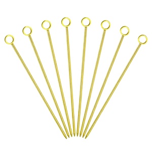 ไม้เสียบค็อกเทลสแตนเลสเกรดอาหาร ขนาด 4.25 นิ้ว สำหรับมาร์ตินี่ ผลไม้ เครื่องดื่ม มะกอก และตกแต่ง - Product Image 1