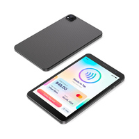 Terminal de point de vente mobile portable 8 pouces avec NFC, tablette SoftPOS Android, paiement sans contact, mode kiosque, commande et paiement pour restaurants