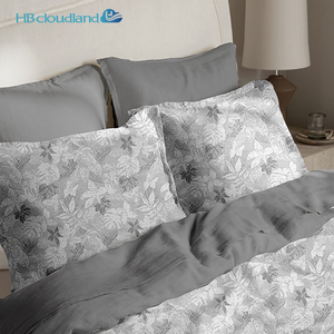 Ensemble de couette Cloudland Wild Luxury toutes saisons, 3 pièces, style méditerranéen, écologique, taille Queen, housse de couette design - Product Image 2