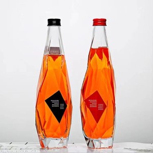 Nuevo 350ml 500ml 750ml Botella de <span class=keywords><strong>agua</strong></span> <span class=keywords><strong>mineral</strong></span> de <span class=keywords><strong>vidrio</strong></span> Fruta Vino Botella vacía Cristal Blanco Material Jugo Bebida Botella de <span class=keywords><strong>vidrio</strong></span> - Product Image 4