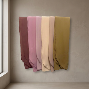 Nuevos Hijabs de Chifón de Poliéster Sólido de Primera Calidad para Mujeres Musulmanas, Largos, Transpirables, para Uso Diario en Verano e Invierno - Product Image 3