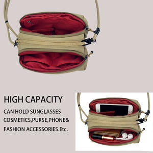 ユニセックス スポーツ メッセンジャーバッグ 大容量 ショルダーバッグ ウォーターボトルバッグ シンプル 軽量 クロスボディバッグ - Product Image 4