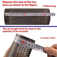 Vente directe ménage petite forme irrégulière fraiseuse de riz tamis à carreaux personnalisé pièces de roulement agricole tamis