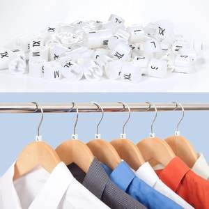 Marcadores <span class=keywords><strong>de</strong></span> talla <span class=keywords><strong>de</strong></span> <span class=keywords><strong>ropa</strong></span> <span class=keywords><strong>de</strong></span> plástico blanco con XXS a 4 marcadores <span class=keywords><strong>de</strong></span> suspensión XL Kit surtido Etiquetas <span class=keywords><strong>de</strong></span> números a presión <span class=keywords><strong>de</strong></span> <span class=keywords><strong>ropa</strong></span> - Product Image 5