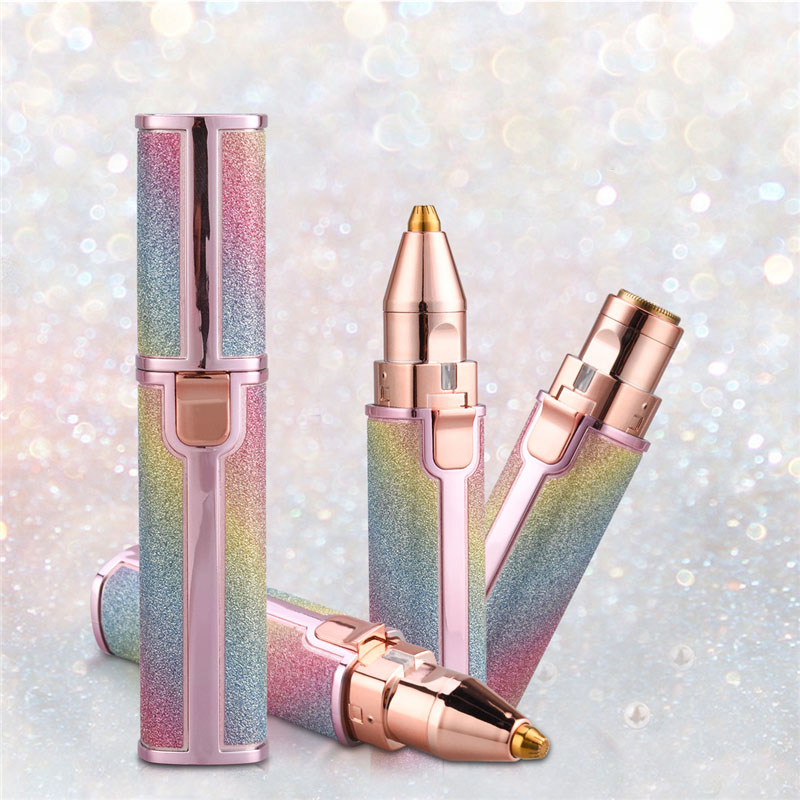 2 в 1 красота средства личной гигиены бровей D ручка для бровей Триммер электрический Уход за волосами для удаления волос на заказ для бровей Бритвы