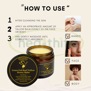 Cilt bakımı sığır Tallow krem ile cilt için Manuka bal sığır Tallow nemlendirici çim beslenen sığır Tallow bal balsamı - Product Image 3