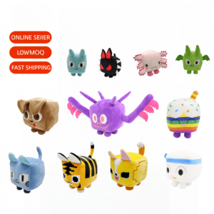 Pet Simulator X Cat juguetes <span class=keywords><strong>de</strong></span> peluche PP algodón relleno grandes <span class=keywords><strong>juegos</strong></span> lindo azul Animal relleno almohada niños regalo alivio del estrés - Product Image 1