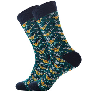 <span class=keywords><strong>Chaussettes</strong></span> de Noël amusantes et colorées pour hommes et femmes, motif Père Noël mignon, <span class=keywords><strong>chaussettes</strong></span> fantaisie en coton pour les fêtes - Product Image 4
