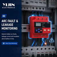 Dispositif de protection contre les incendies YIJIN YJ-AFD3 1P AC 230V/440V 63A RCBO, limitation de courant, protection contre les surtensions, les sous-tensions, les fuites et les arcs électriques