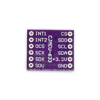 CJMCU-633 LSM6DSO 6DOF Modul Sensor Sikap Giroskop 3D Akselerometer 3D 3.3V SPI IIC I2C MIPI I3C SM Antarmuka Serial