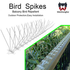 Púas Antipájaros de Acero Inoxidable Sólido al por Mayor, Control de Plagas Casero, Disuasivo para Techos y Ventanas, Repelente de <span class=keywords><strong>Palomas</strong></span> Anti-Escalada - Product Image 1
