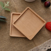 Posavasos de madera natural personalizados con grabado láser, de nogal, bambú, haya, ébano, en grandes cantidades.