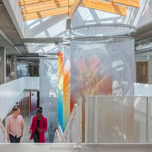 Cortina de Ducha de Aluminio Impermeable con Eslabones de Cadena, Malla Metálica Resistente a la Oxidación para Baños Modernos y Decoración de Hoteles - Product Image 2