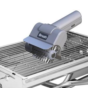 Brosse de nettoyage électrique en acier inoxydable pour grilles de barbecue RC-4BA - Product Image 1