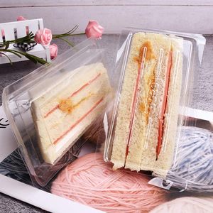 Conteneur à sandwich triangulaire en plastique PET transparent de 1 mm d'épaisseur, personnalisable et recyclable, marque VANTUR, vente en gros - Product Image 3