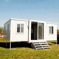Plan de maison préfabriquée moderne de 2 à 3 chambres, maisons modulaires portables, mini-casas modulares, extension de maison extensible, maison préfabriquée moderne