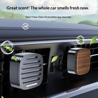 Diffuseur d'aromathérapie automobile transfrontalier en métal pour grille d'aération, parfum naturel, désodorisant et éliminateur de formaldéhyde