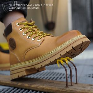 รองเท้าบูท<span class=keywords><strong>น</strong></span>ิร<span class=keywords><strong>ภัย</strong></span>หุ้มข้อสูงสำหรับผู้ชายรองเท้าทำงา<span class=keywords><strong>น</strong></span>ป้องกั<span class=keywords><strong>น</strong></span>การเจาะกันชนหัวเหล็กรองเท้าป้องกันการลื่<span class=keywords><strong>น</strong></span>ทนทา<span class=keywords><strong>น</strong></span>ไม่ลื่<span class=keywords><strong>น</strong></span> - Product Image 5