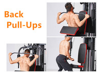 Machine de fitness commerciale à 4 stations, équipement de musculation multi-stations