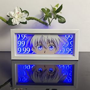 Boîte à lumière 3D personnalisée par le fabricant, <span class=keywords><strong>Hunter</strong></span> <span class=keywords><strong>X</strong></span> <span class=keywords><strong>Hunter</strong></span>, personnage d'animation, papier sculpté, lumière LED, veilleuse artisanale - Product Image 6