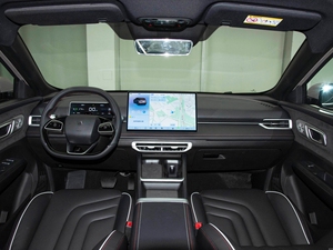 SUV <span class=keywords><strong>Coche</strong></span> eléctrico certificado de largo alcance 501km X 401km Vehículo de nueva energía Luz de conducción única Oscura disponible Mano izquierda derecha - Product Image 2