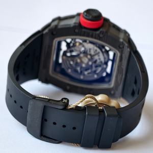 Reloj Mecánico a Prueba de Agua de la Mejor Calidad Hecho a Medida, 44.5mm, Movimiento UMI Factory RMAL1, RM035-02 NTPT, Esqueleto de Carbono, Reloj RM - Product Image 6