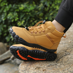 Botas de Senderismo Minimalistas Unisex para Otoño e Invierno, Botas de Nieve Impermeables para Adultos, de Tela de Algodón, Altura hasta el Tobillo, con Suela de Goma - Product Image 6