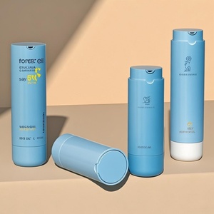 Cosmetic Replaceable Red Rotary Vacuum Airless Sunscreen <b>Bottle</b> 25ml 45ml Eye BB Cream Red Plastic Refillable Airless <b>Bottle</b> - Product Image 4